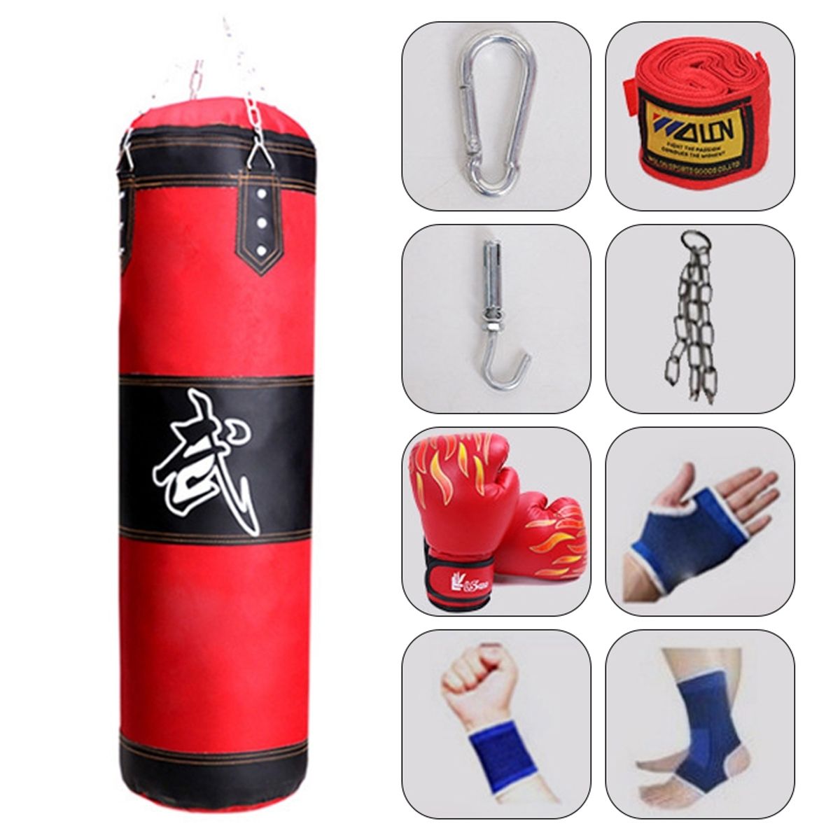 TNAKIEX - Saco Bolsa Boxeo 12m Deportivo Costal De Boxeo Piel Premium