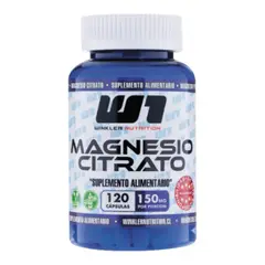 WINKLER NUTRITION - MAGNESIO CITRATO 120 CAPSULAS –