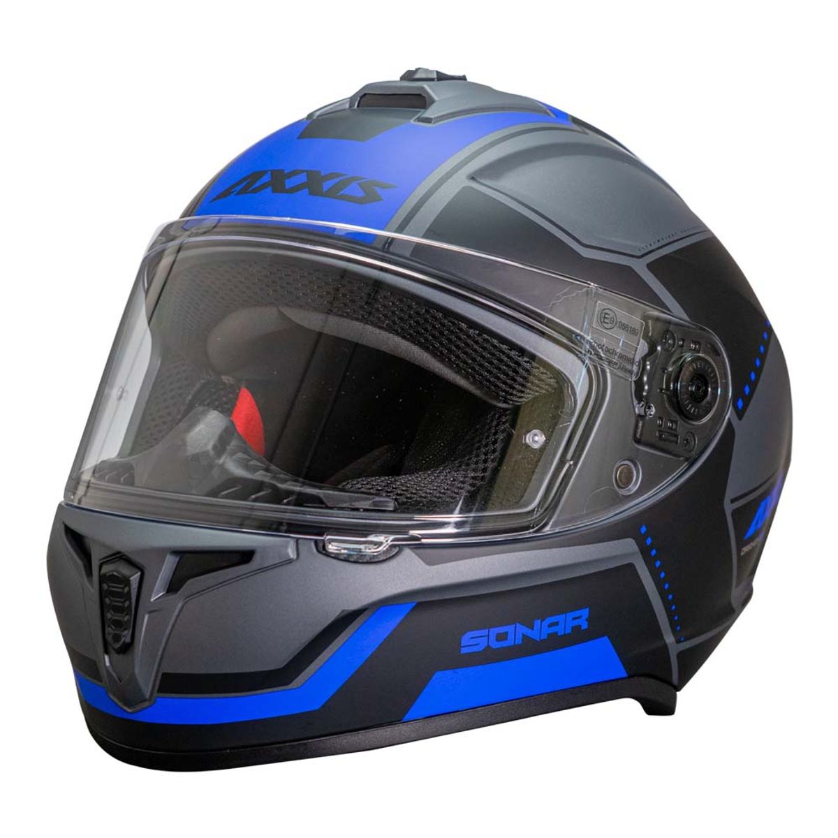 AXXIS - Casco de Moto Axxis Draken S Sonar D7 Azul Mate