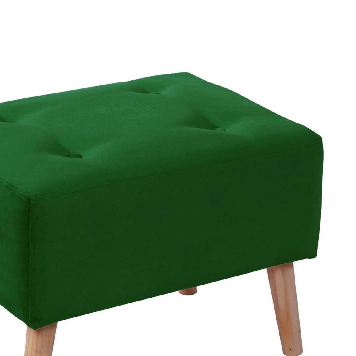 LATAM HOME - POUF NIZA TELA VELVET VERDE
