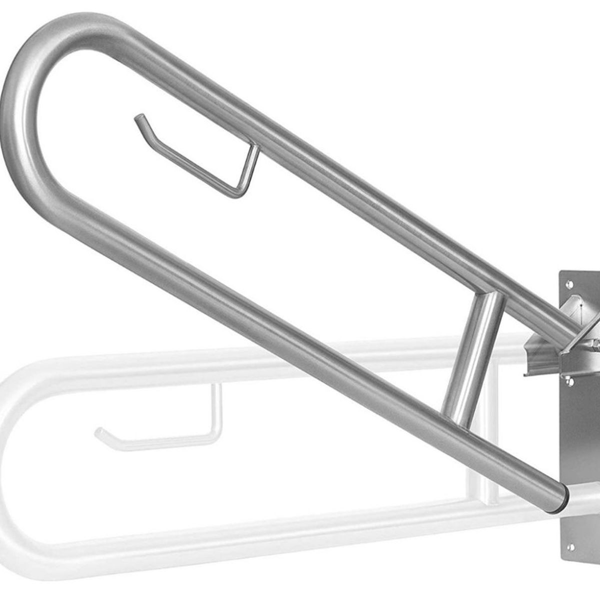 GENERICO - Barra De Muro Abatible Para Discapacitados 80cmAcero Inoxidable