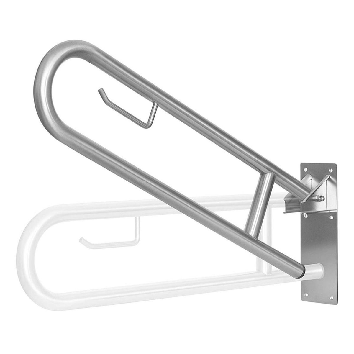 GENERICO - Barra De Muro Abatible Para Discapacitados 80cmAcero Inoxidable