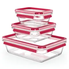TEFAL - Contenedor de alimentos Masterseal Glass 450/800/2.0L