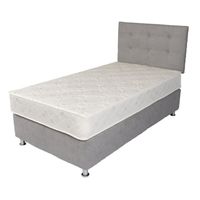 Box Americano Alegro T3500 Capitoné 1 PL Silver