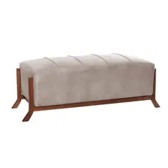 LATAM HOME - BANQUETA MARSELLA CUERO KENTUCKY GRIS