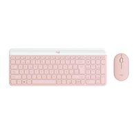 Combo de Teclado y Mouse MK470 Slim Combo inalámbrico Rosa