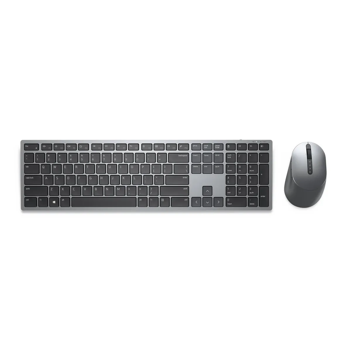 DELL - Combo de Teclado y Mouse KM7321W inalámbrico Gris Titanio