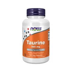 NOW - Taurine 500 mg 100 caps - Foods.-