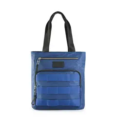 AMPHORA - Cartera Dos Asas Mediana Ipial Azul Oscuro