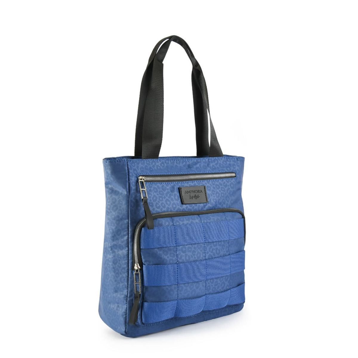 AMPHORA - Cartera tote shopping ipial mediana azul oscuro