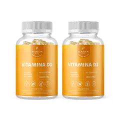 KARUNLIFE - Pack Gomitas Vitamina D3 800 IU 120 Unidades Karun Life