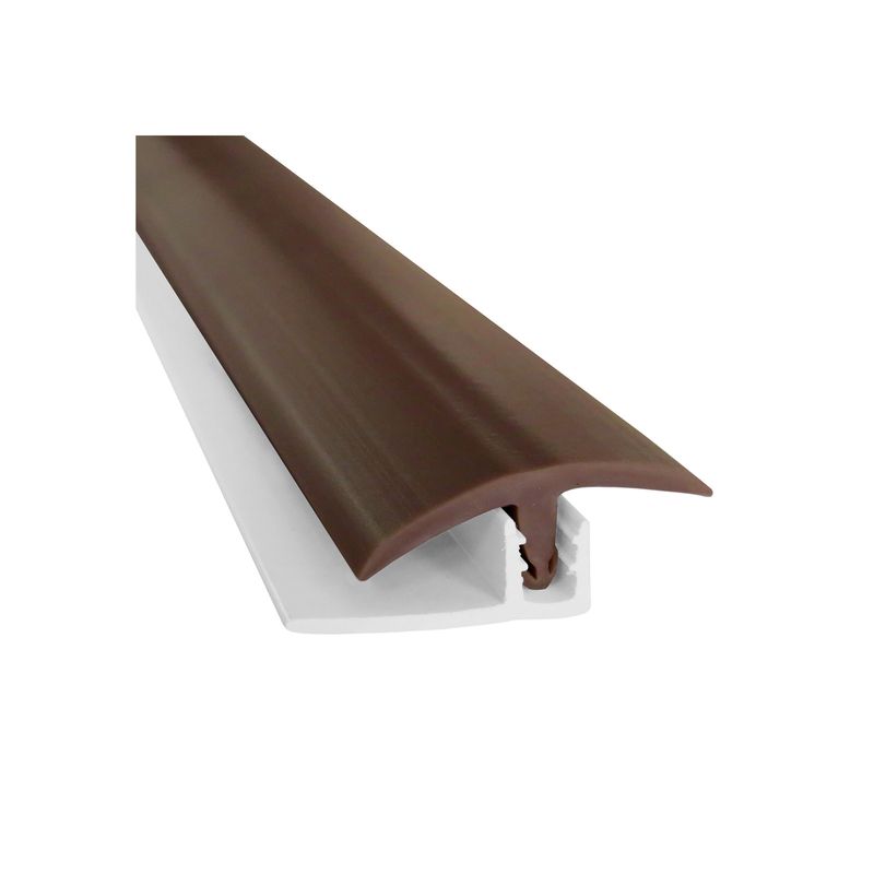 DVP - Cubrejunta Doble Superior Café 40x8 mm 1 mt 10 un DVP DVP