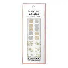 DASHING DIVA - UÑAS ADHESIVAS PIES -ON THE SHORE