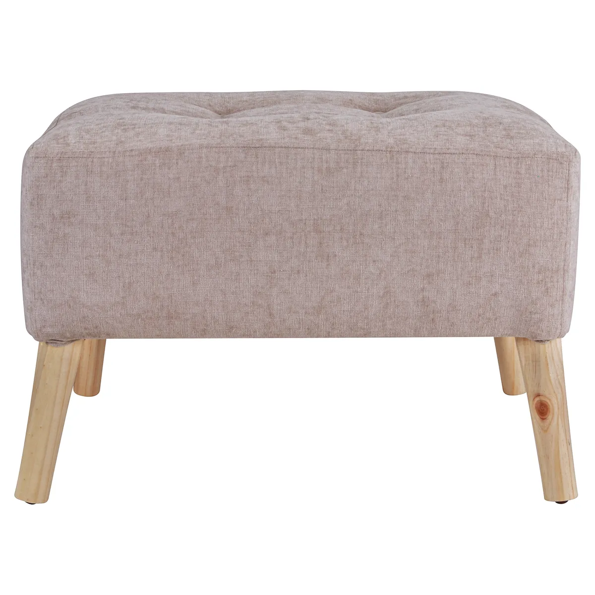 GENERICO - Pouf Petrum Beige Altea 62x42x42 cm Máxima Design