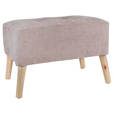 Imagen 2 del producto Pouf Petrum Beige Altea 62x42x42 cm Máxima Design