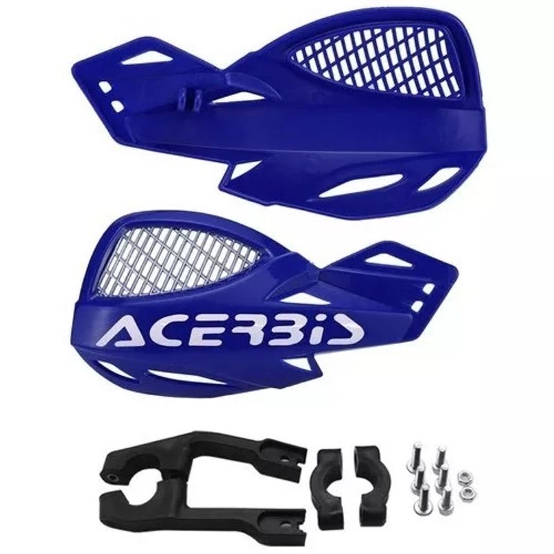 ACERBIS - CUBRE PUÑO PARA MOTO UNIVERSAL DE PLÁSTICO AZUL