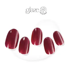 DASHING DIVA - UÑAS ADHESIVAS GLAZE COLOR -RED DAHLIA