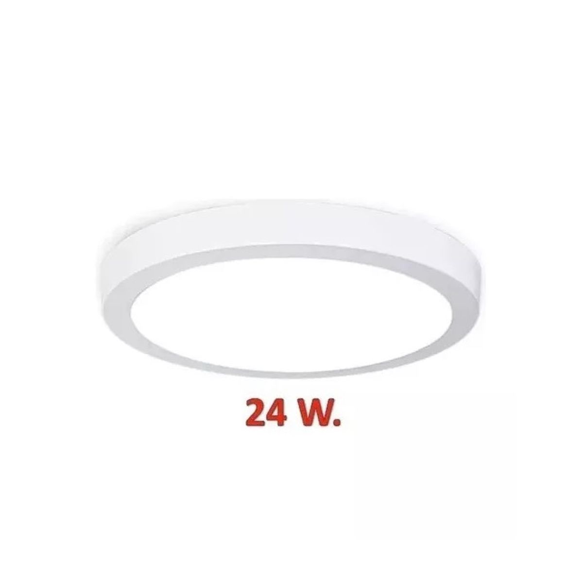 GENERICO - Foco Sobrepuesto Panel Plafon Led 24w Redondo