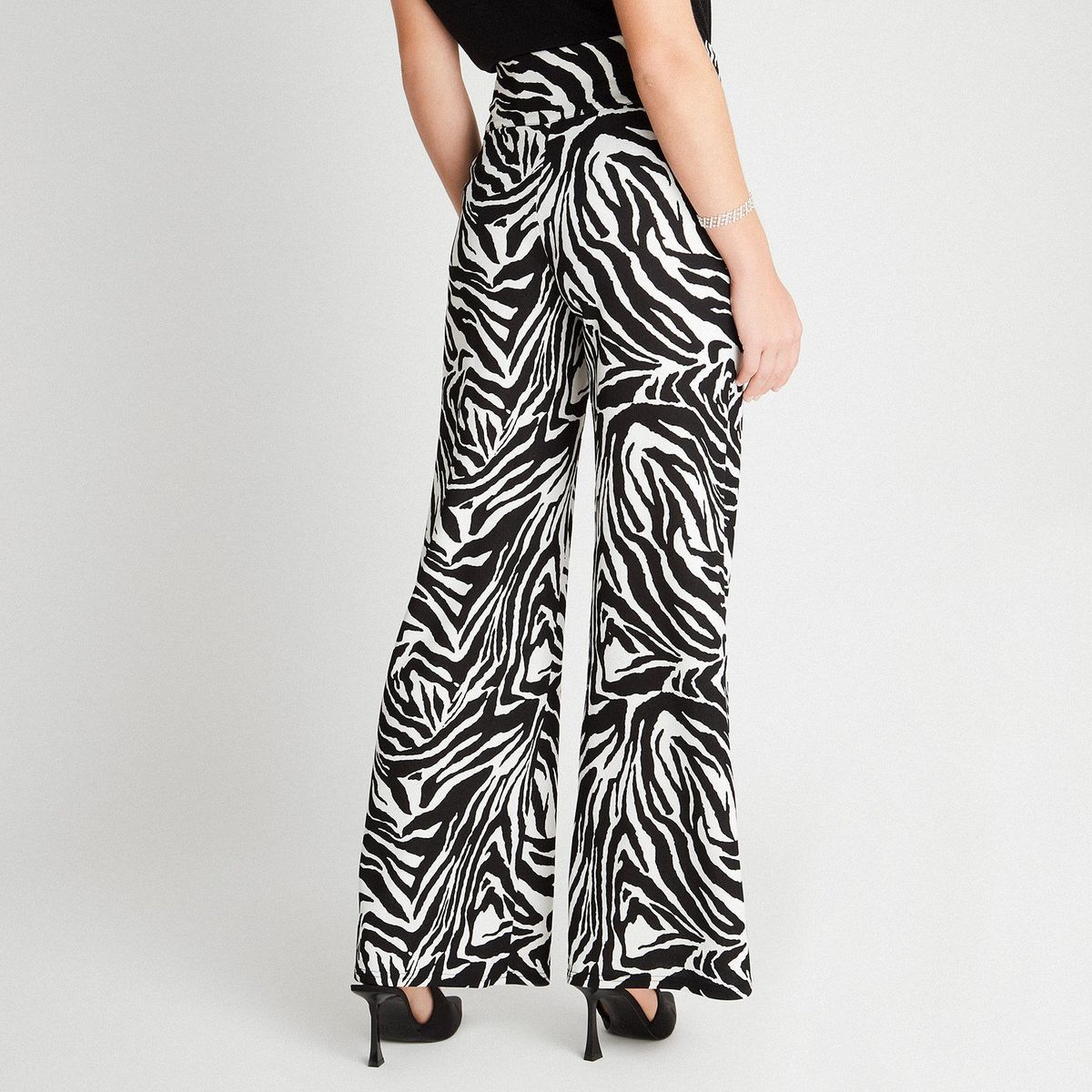LORENZO DI PONTTI - Pantalon Palazzo Con Pretina Ancha Mujer Lorenzo Di Pontti