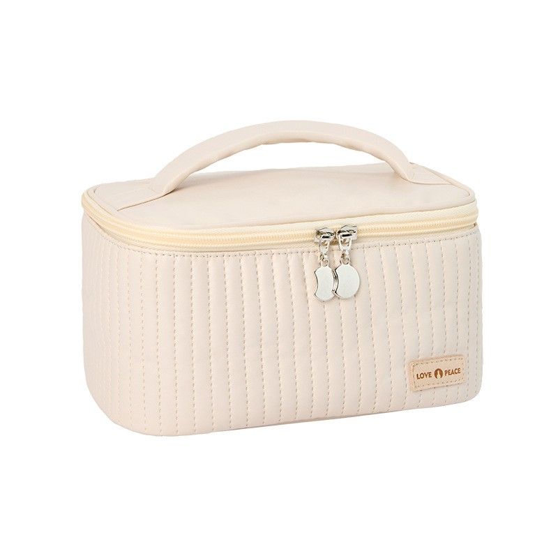 GENERICO - Bolso Cosmetiquero Organizador Maquillaje Para Viaje BEIGE