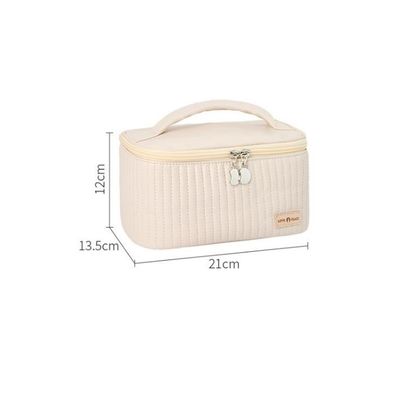 Imagen 2 del producto Bolso Cosmetiquero Organizador Maquillaje Para Viaje BEIGE