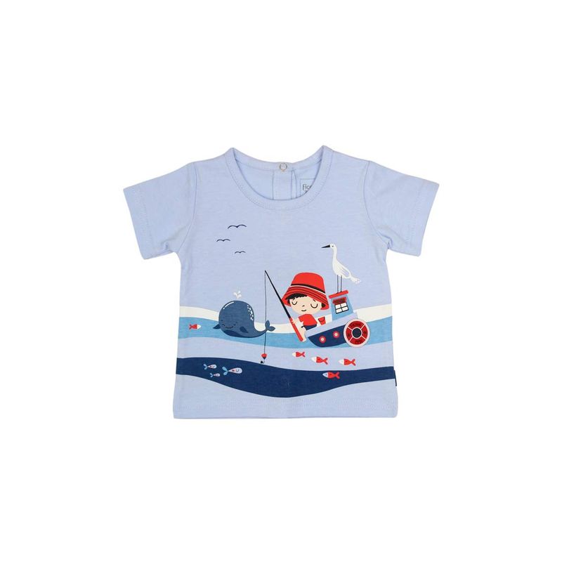 FICCUS - Polera New Born Niño Sea Celeste