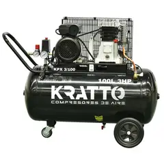 KRATTO - Compresor de Aire 3HP 100Litros