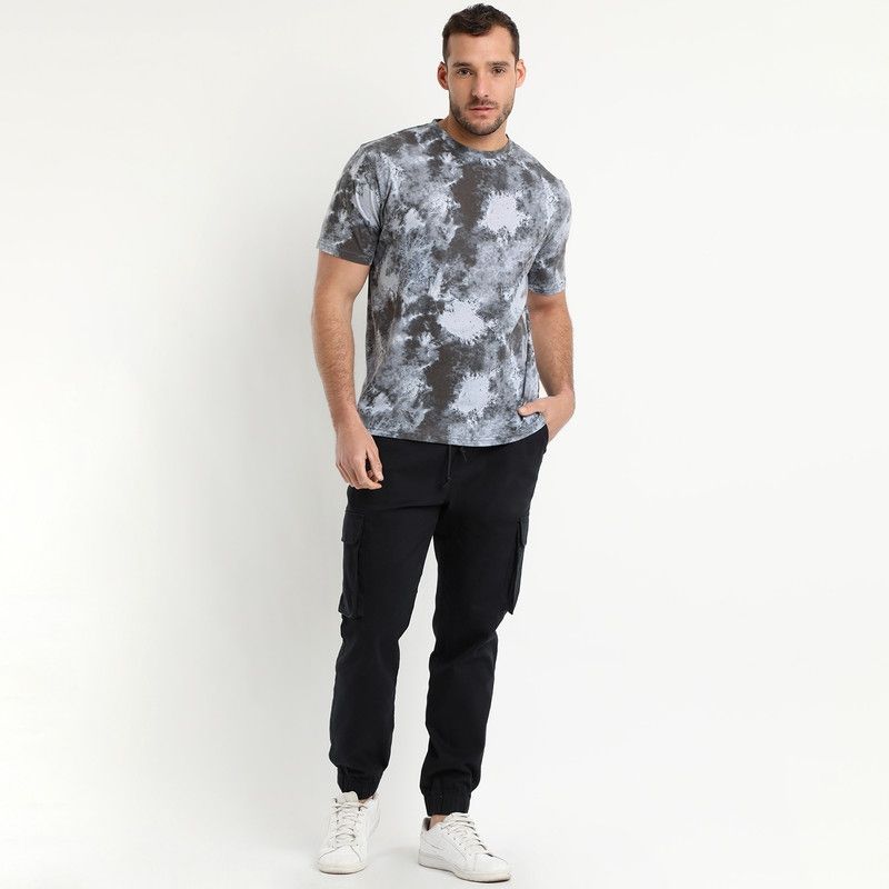 TRUVAL - Polera Manga Corta Moda Azul TRUVAL