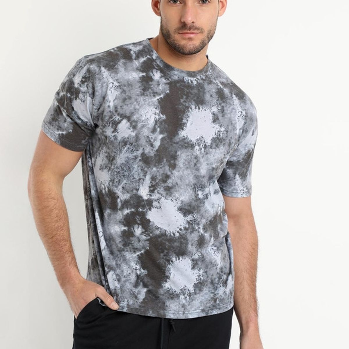 TRUVAL - Polera Manga Corta Moda Azul TRUVAL