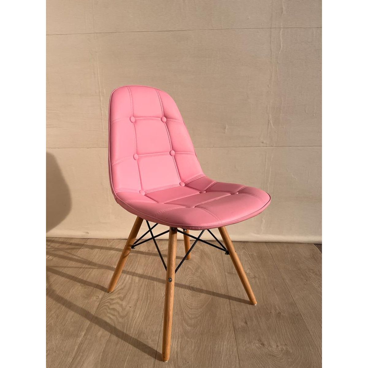 GENERICO - Silla Buckle Eco-cuero ROSADO