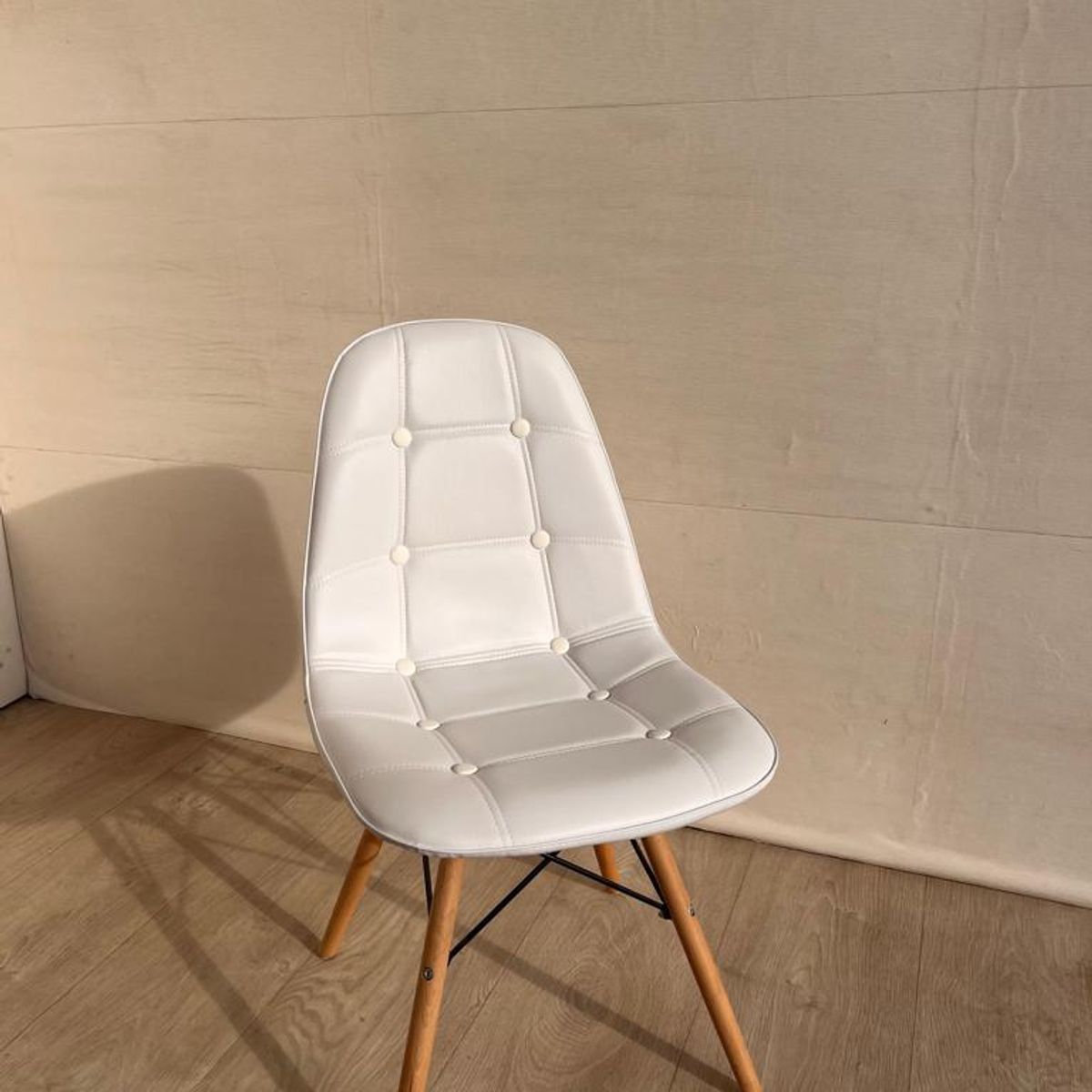 GENERICO - Silla Buckle Eco-cuero BLANCO