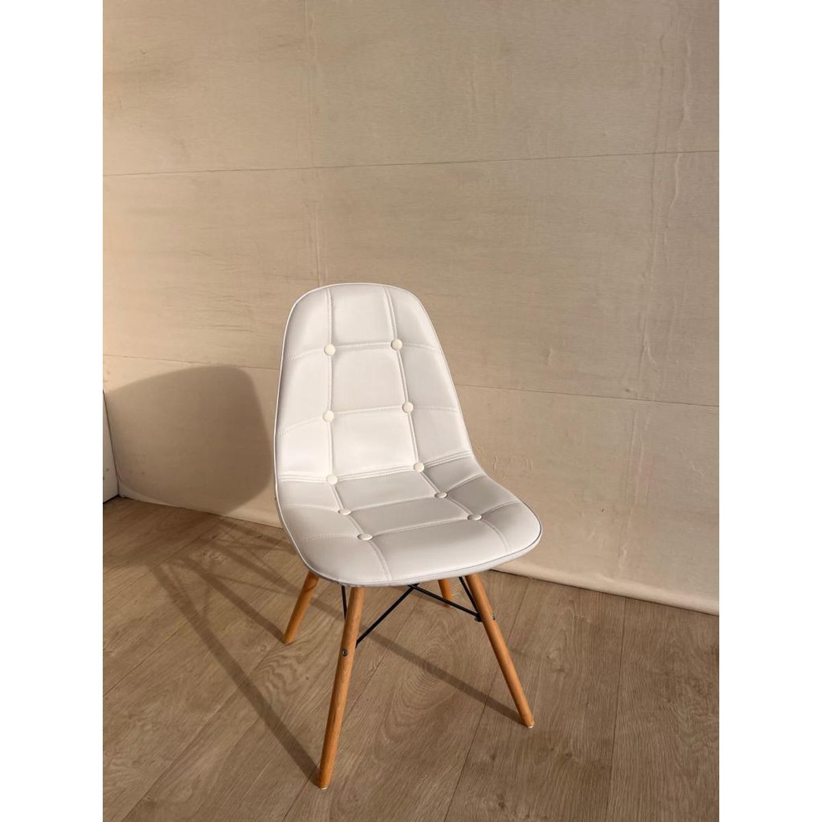 GENERICO - Silla Buckle Eco-cuero BLANCO