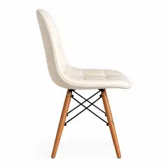 GENERICO - Silla Buckle Eco-cuero BLANCO