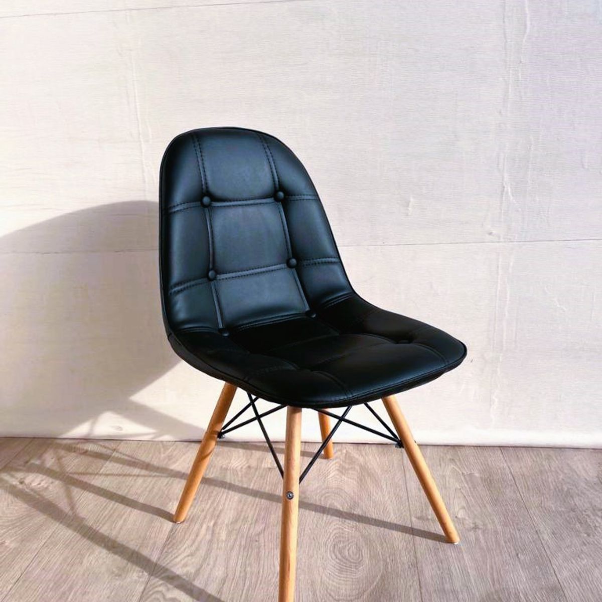 GENERICO - Silla Buckle Eco-cuero NEGRO