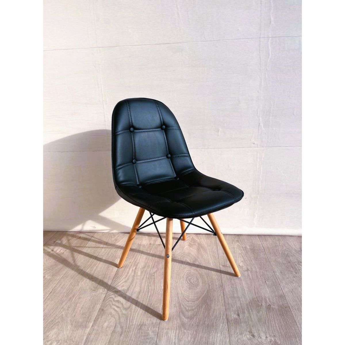 GENERICO - Silla Buckle Eco-cuero NEGRO