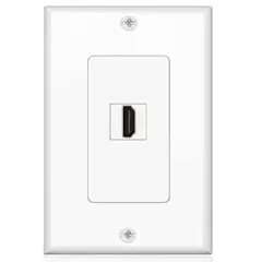GENERICO - PLACA A MURO 1 PUERTO HDMI, V. 1.4, H/H, MODULO