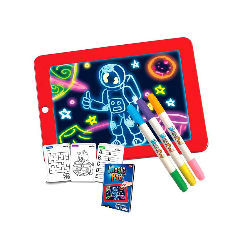 GENERICO - Pizarra Magica Deluxe Pizarra De Colores Pizarra Led Juegos