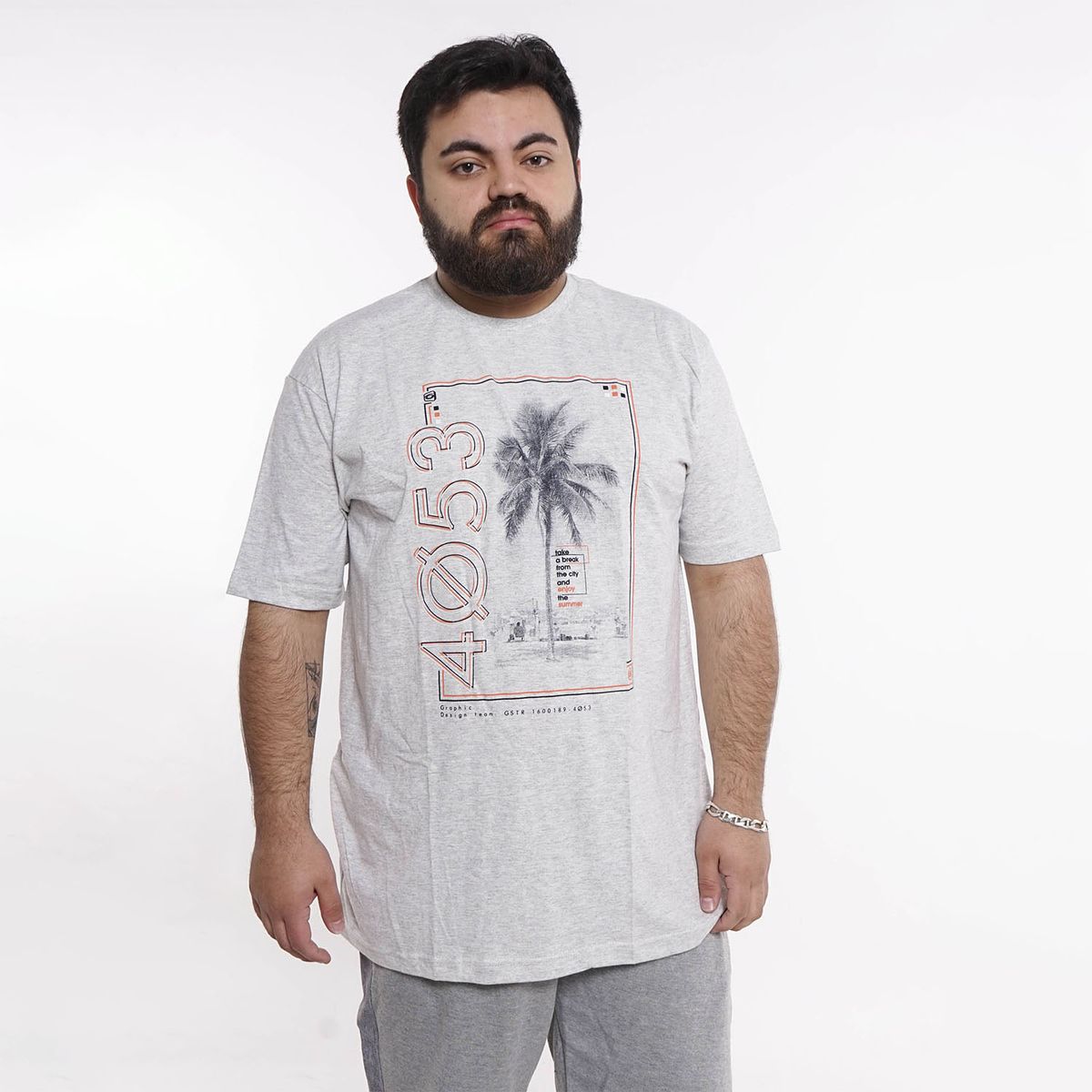 GANGSTER - Plus Polera Mc Básica 4053G Arena Gangster