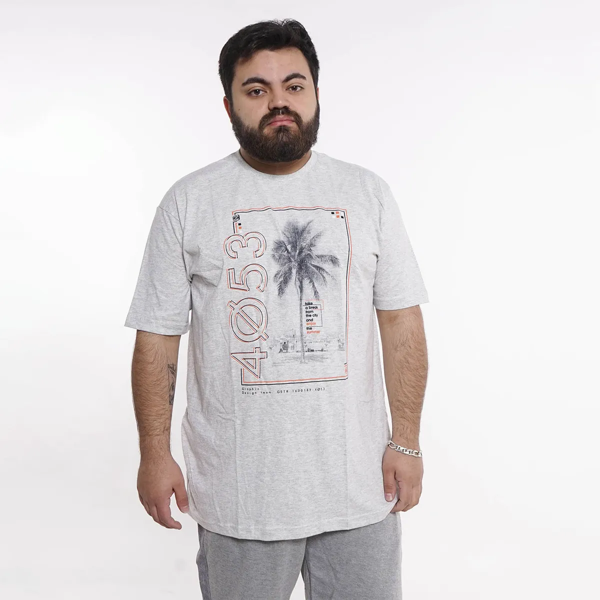 GANGSTER - Plus Polera Mc Básica 4053G Arena Gangster