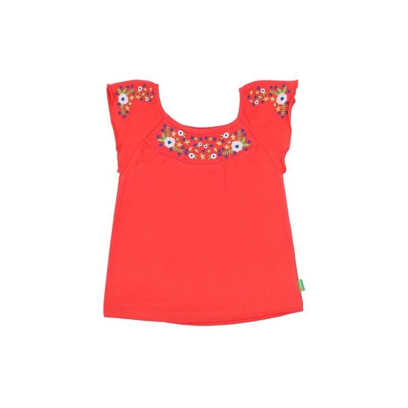 FICCUS - Polera Kids Niña Oasis Rojo