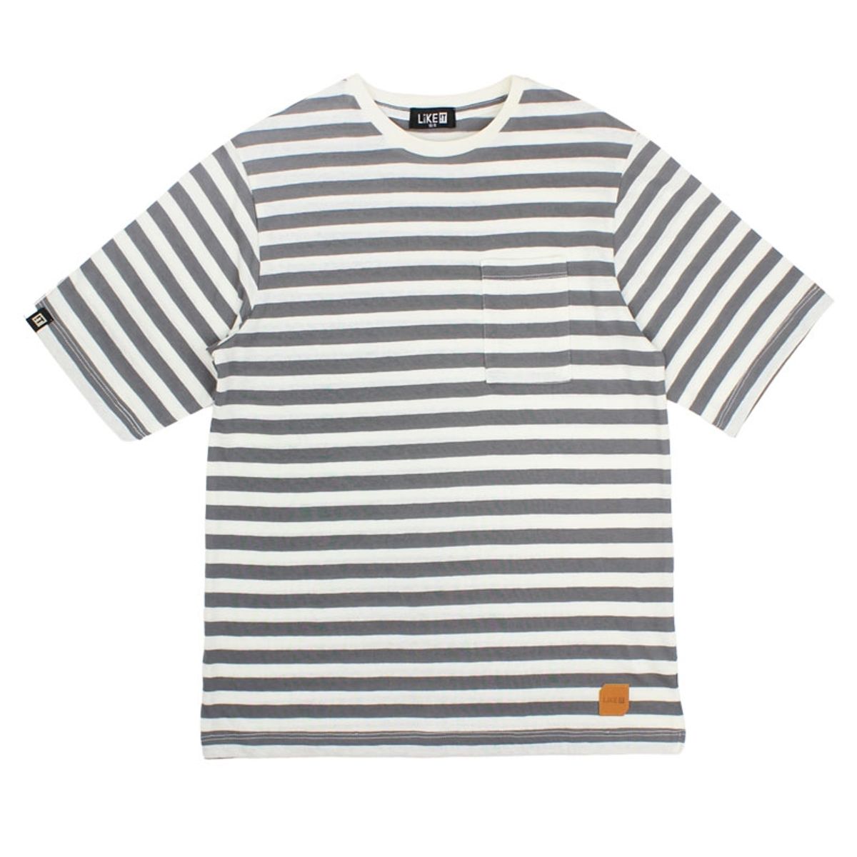 LIKE IT - Polera Teens Niño Freemind Gris Oscuro