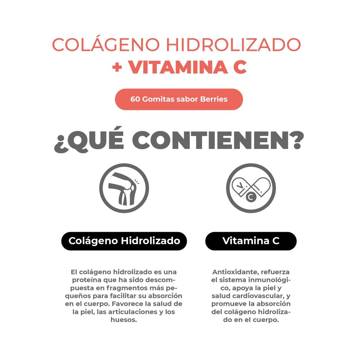 KARUNLIFE - Pack x3 Gomitas Colágeno Hidrolizado + Vitamina C 180 Uni.