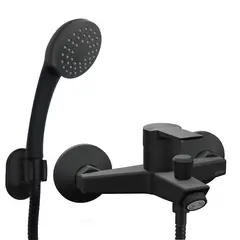 STRETTO - Monomando Llave Grifo Para Tina Ducha Negro Modelo Arezzo