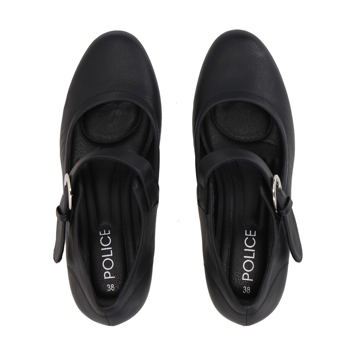 POLICE - Zapato De Cueca Mujer Negro Police