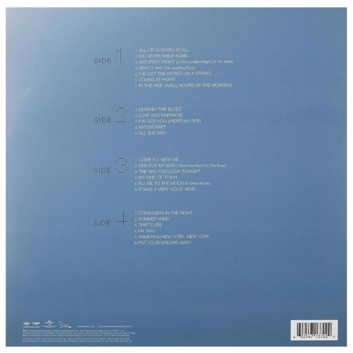 HITWAY MUSIC - FRANK SINATRA - ULTIMAT SINATRA (2LP) - VINILO HITWAY MUSIC