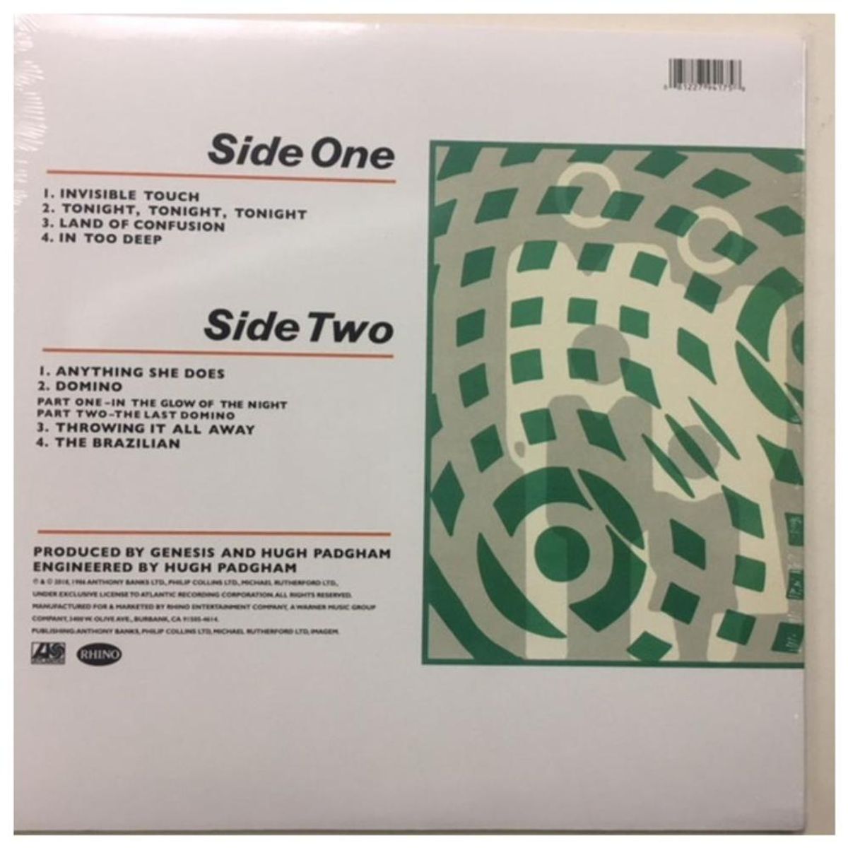 HITWAY MUSIC - GENESIS - INVISIBLE TOUCH - VINILO HITWAY MUSIC