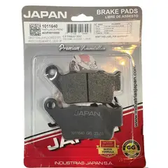 GENERICO - PASTILLA DE FRENO PARA MOTO 1011640 GG JAPAN