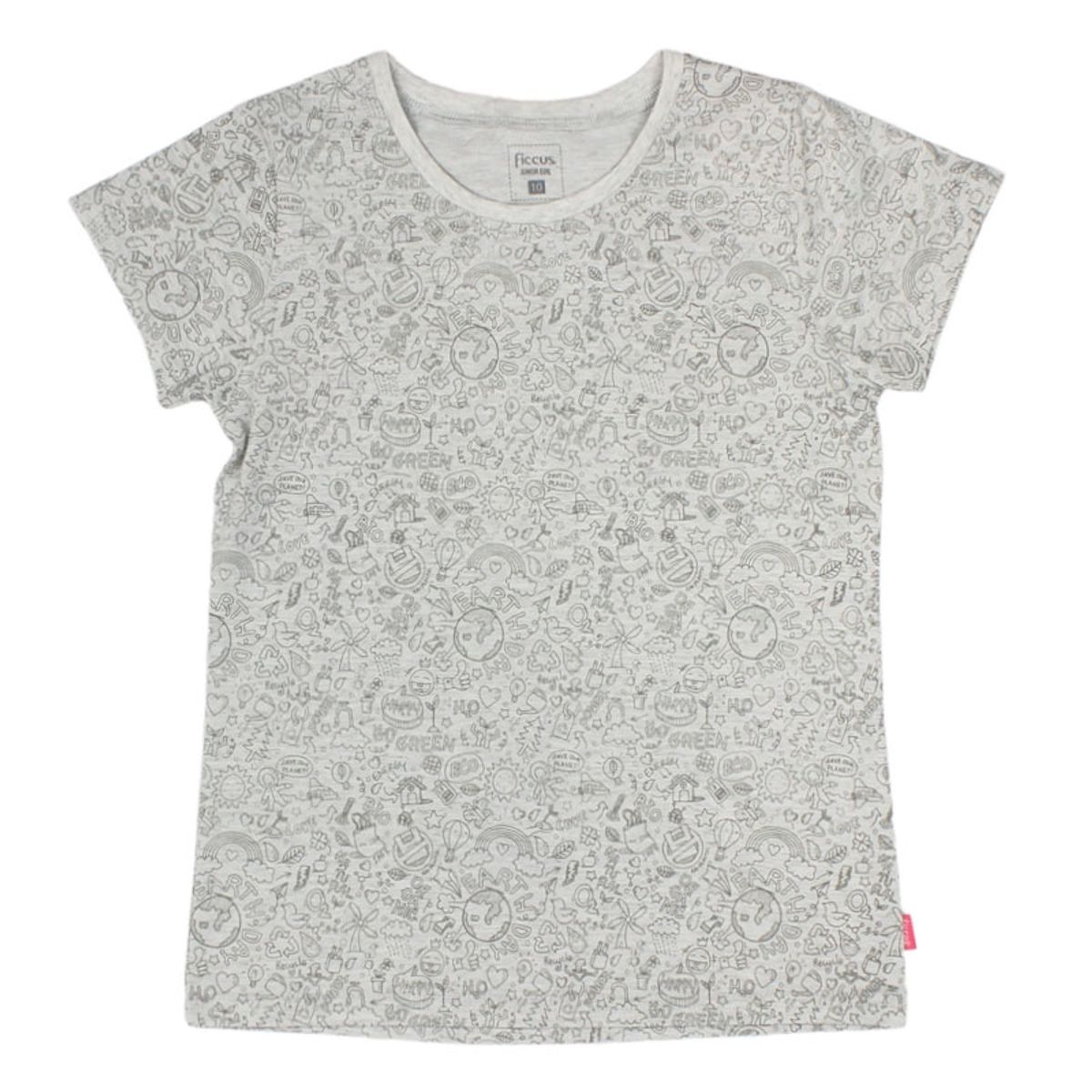 FICCUS - Polera Junior Niña Day To Day Gris