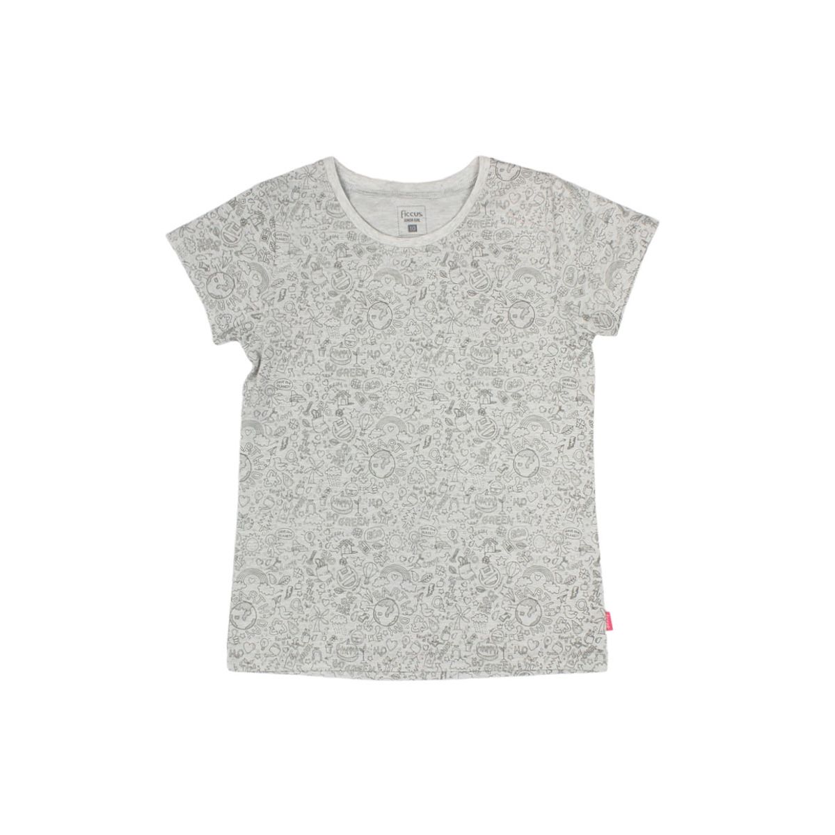 FICCUS - Polera Junior Niña Day To Day Gris