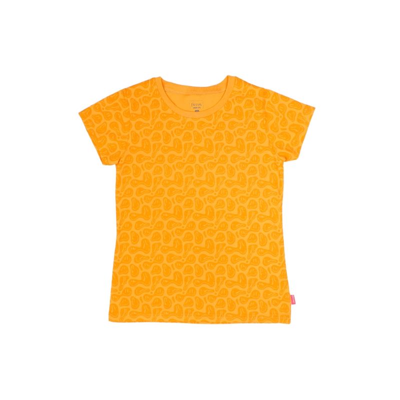 FICCUS - Polera Junior Niña Day To Day Naranjo